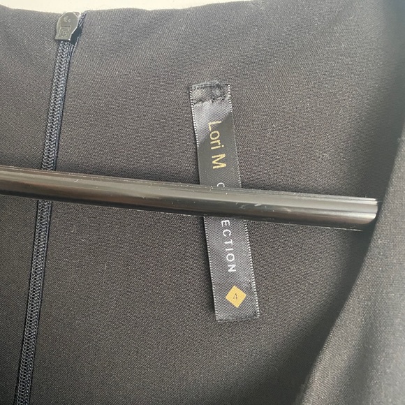 Cocktail little black dress with bow - Picture 3 of 5